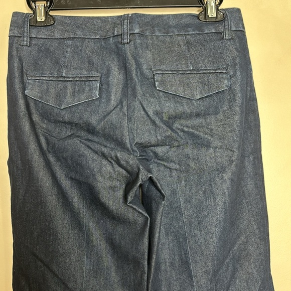 Express | Dark Blue Editor Jeans | Slack Style Pants | Business Fashion Size 00R - Picture 7 of 11